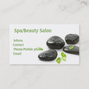 Spa/skönhetsalongvisitkort Visitkort