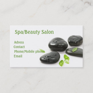 Spa/skönhetsalongvisitkort Visitkort