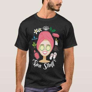 Spa staff Party Squad Esthetician Beautician T Shirt