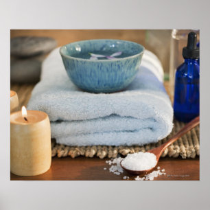 Spa stilla liv poster