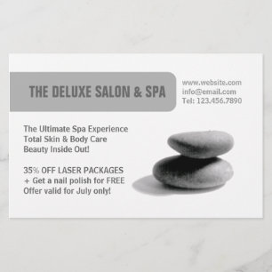 Spa Stones Flygblad