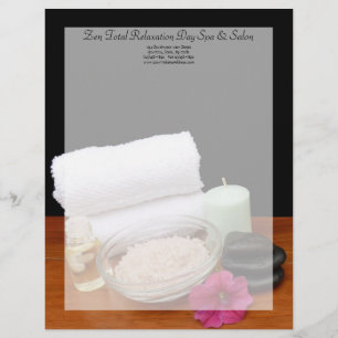 Spa/svart/färg för massage-/Pedicuresalongplats Brevhuvud