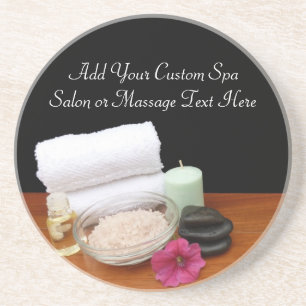 Spa/svart/färg för massage-/Pedicuresalongplats Underlägg Sandsten