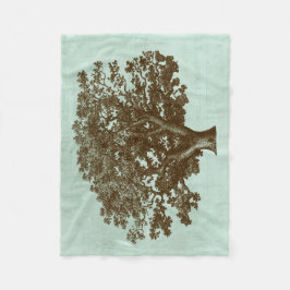 Spa Träd IV Fleecefilt