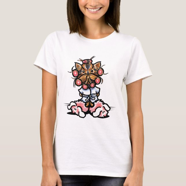 Spa Yorkie T-shirt (Framsida)