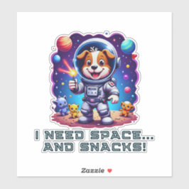 Space Adventurer Poochie Klistermärken