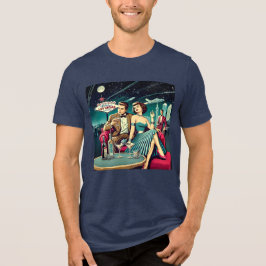 Space Age Las Vegas Martini Party T Shirt