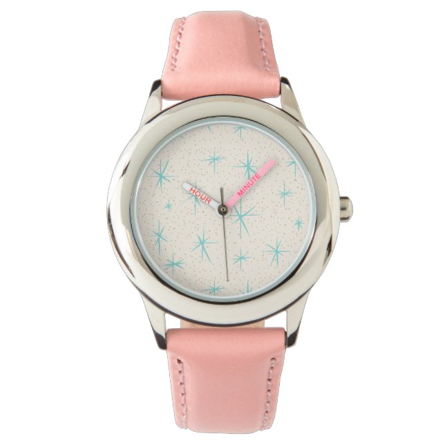 Space Age Turcos Starbursts Barn Watch Armbandsur (Framsida)