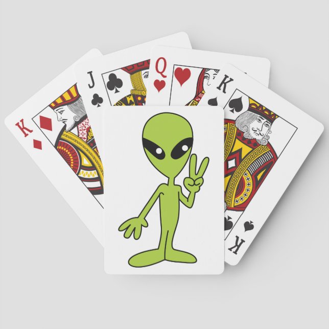 Space Alien Casinokort (Baksidan)