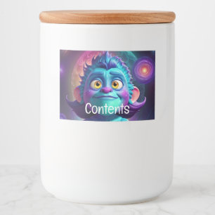 Space Alien & Friend Mat Etiketter