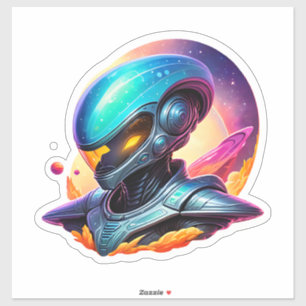Space Alien Klistermärken
