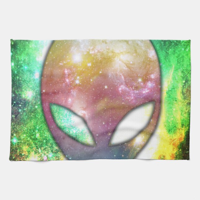 Space Alien Kökshandduk (Horisontell)