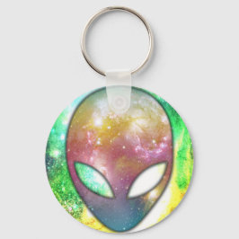Space Alien Nyckelring