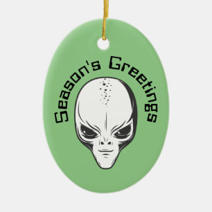 Space Alien Science fiction Ufology Ornament