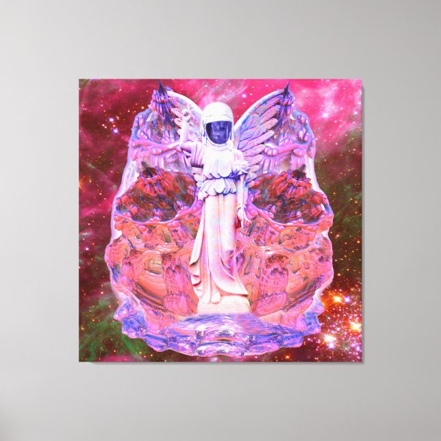 Space Angel Canvastryck (Framsida)