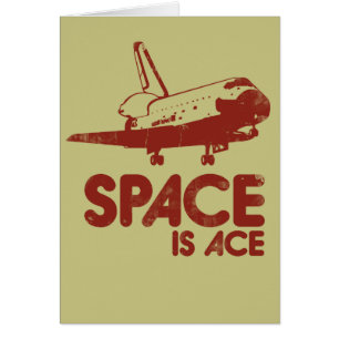 Space är Ace Hälsningskort