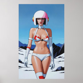 Space är Ställe - Ken Gage Art Poster
