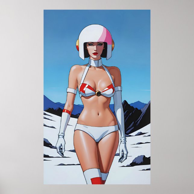 Space är Ställe - Ken Gage Art Poster (Framsidan)