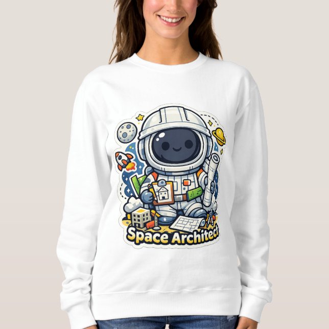 Space Architect – Building the Universe T Shirt (Framsida)