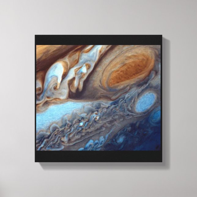 SPACE ART #37 Jupiter Close Up Canvastryck (Framsida)