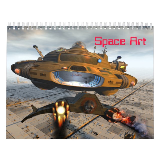 Space Art Calendar Kalender (Omslag)