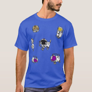 Space Astronaut Animals T Shirt