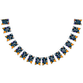 Space Astronaut Första Födelsedagsfesten Vimplar