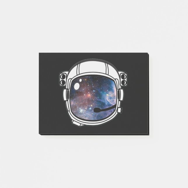 Space Astronaut Helmet Post-it Block (Framsida)