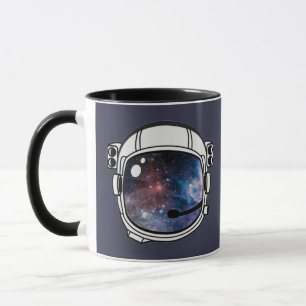 Space Astronaut Helmet Two-Tone Coffee Mugg
