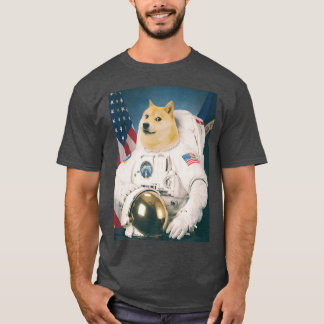 Space Astronaut Hund Shiba Rolig hund Älskare T Shirt