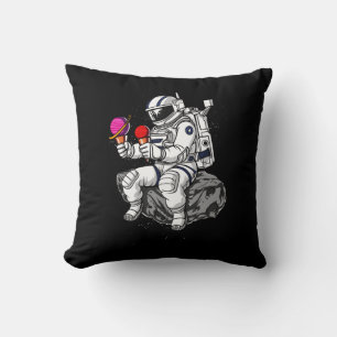 Space Astronaut Ice Cream Planets Cosmic Galaxy Kudde