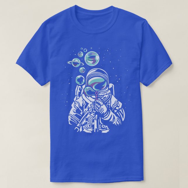 Space Astronaut Planet Systems Space Astronomy T Shirt (Design framsida)