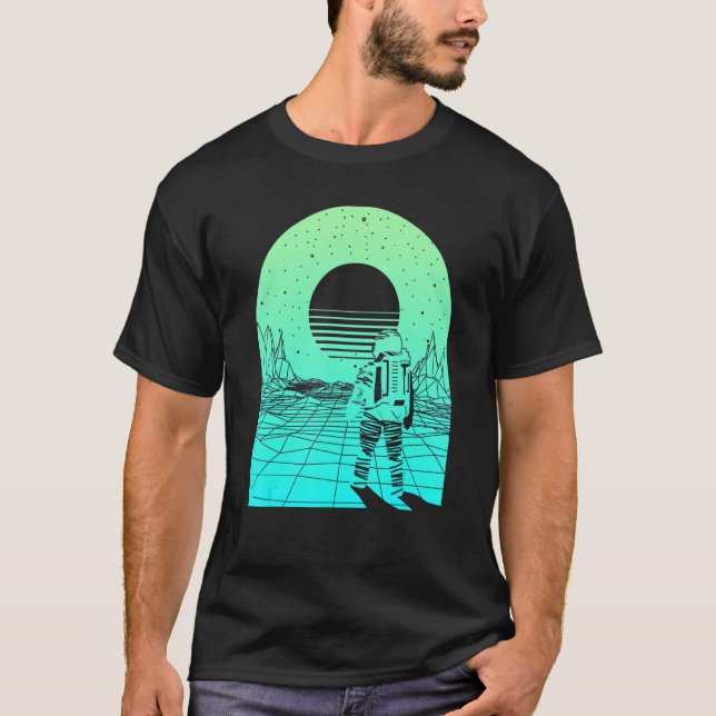 Space Astronaut rymdvallalk Astronauter är Utomjor T Shirt (Framsida)