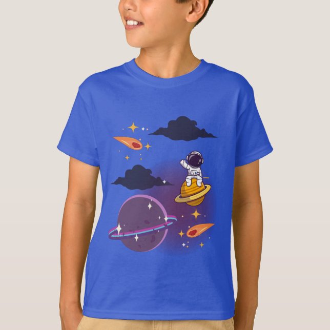 Space Astronaut T Shirt (Framsida)