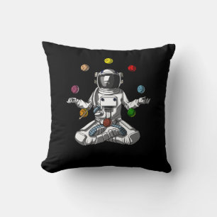 Space Astronaut Zen Yoga Meditation Cosmic Planets Kudde