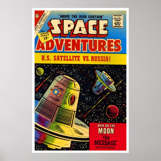 Space Äventyr #46 (1962) Poster (Framsidan)