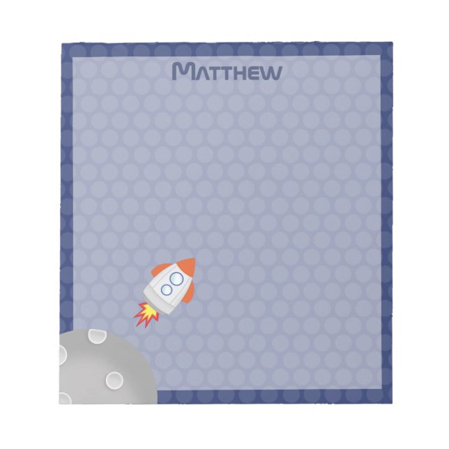 Space Äventyr Anteckningsblock (Framsida)