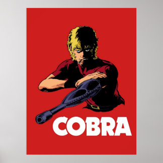 Space Äventyr Cobra Poster