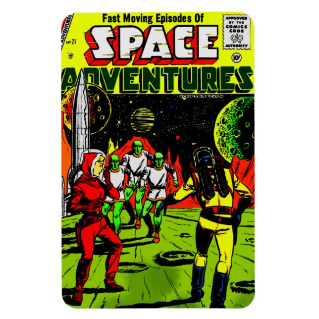 SPACE Äventyr Flexibel magnet (Vertikal)