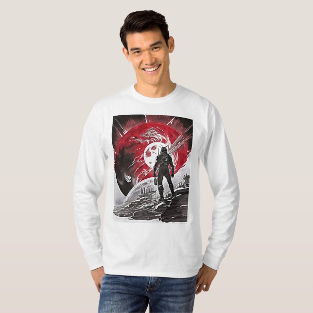 Space Äventyr T Shirt (Hel framsida)