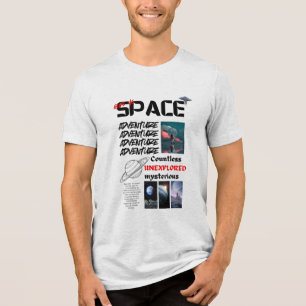 Space Äventyr t-shirt: Utforska Universe T Shirt