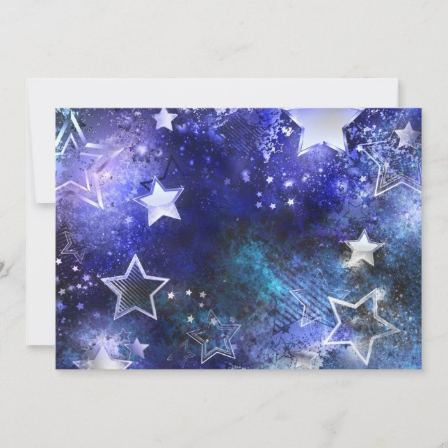 Space Background with Stars Meddelande (Framsida)