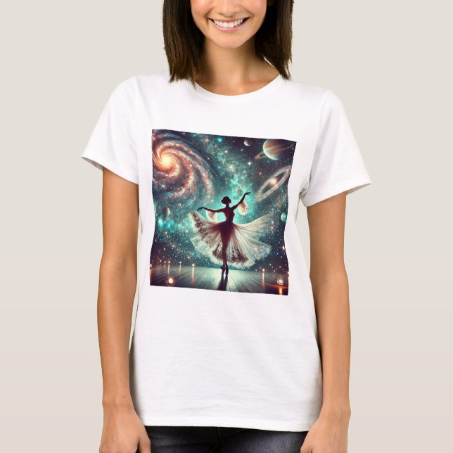 Space ballerina t shirt (Framsida)