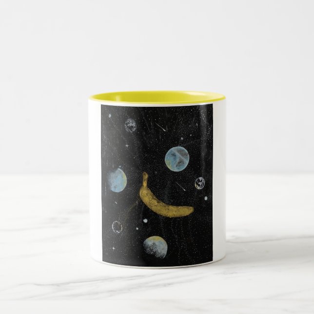 Space Banana Två-Tonad Mugg (Center)
