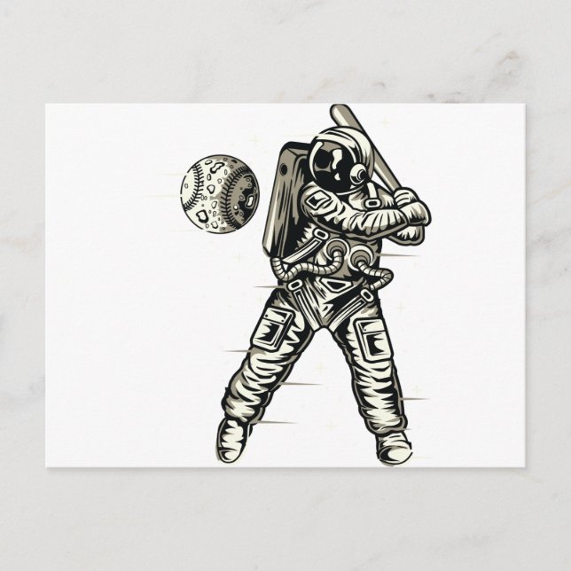 Space Baseball Vykort (Framsida)