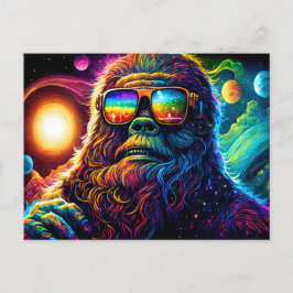 Space Bigfoot: En vild resa genom galaxerna Vykort