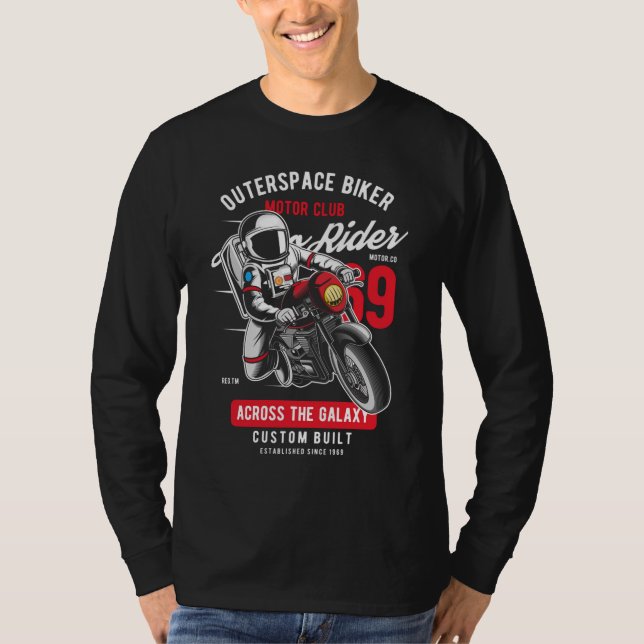 Space Bikie T Shirt (Framsida)