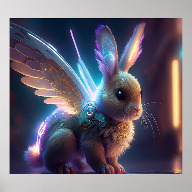 Space Bunny Poster (Framsidan)