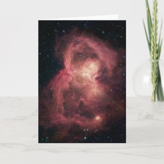 Space Butterfly Nebula Kort (Framsida)