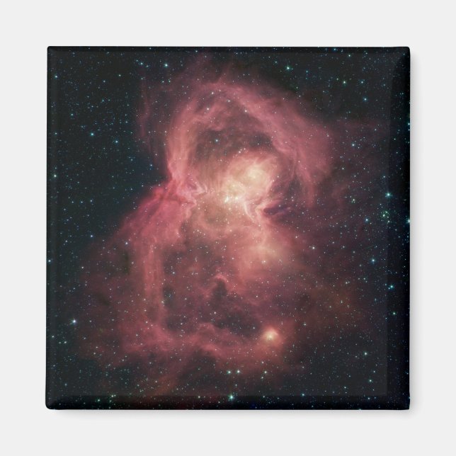 Space Butterfly Nebula Magnet (Framsidan)
